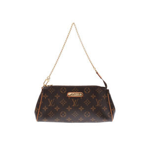 Louis Vuitton Monogram Eva Brown Leather Bag Strap